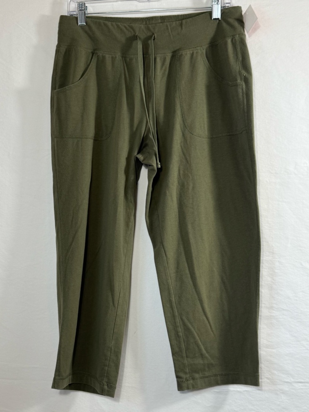 Athletic Works Olive Drawstring Capris